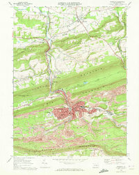 Shamokin 1969 topographic map thumbnail