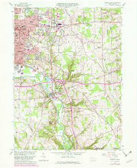Sharon East 1958 topographic map thumbnail