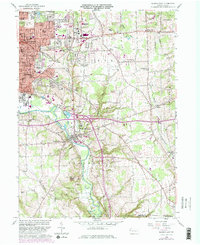 Sharon East 1958 topographic map thumbnail