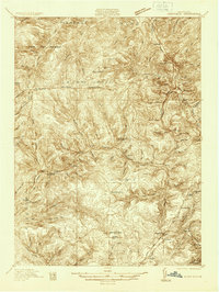 Sheffield 1935 topographic map preview