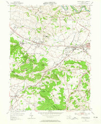 Sinking Spring 1955 topographic map thumbnail