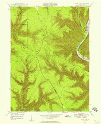 Slate Run 1946 topographic map thumbnail