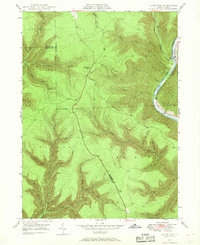 Slate Run 1946 topographic map thumbnail