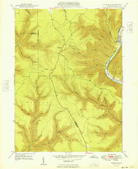 Slate Run 1948 topographic map thumbnail
