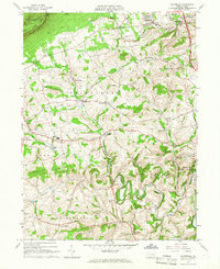 Slatedale 1965 topographic map thumbnail