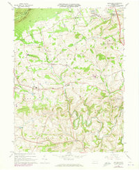 Slatedale 1965 topographic map thumbnail