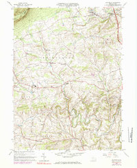 Slatedale 1965 topographic map thumbnail