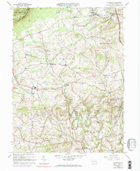 Slatedale 1965 topographic map preview