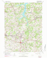 Slickville 1954 topographic map thumbnail