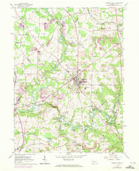 Slippery Rock 1961 topographic map thumbnail