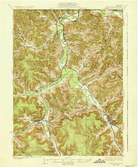 Smethport 1937 topographic map thumbnail