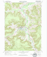 Smethport 1969 topographic map thumbnail