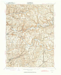 Smicksburg 1938 topographic map thumbnail