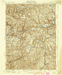 Smicksburg topographic map thumbnail