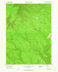 Snow Shoe NE 1960 topographic map thumbnail