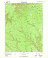Snow Shoe NE 1960 topographic map thumbnail