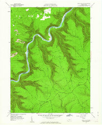 Snow Shoe NW 1960 topographic map thumbnail