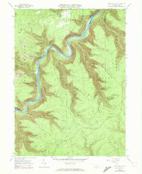 Snow Shoe NW 1960 topographic map thumbnail