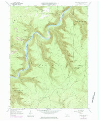 Snow Shoe NW 1960 topographic map thumbnail