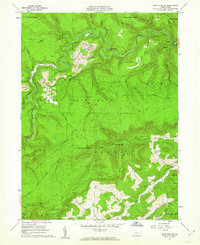 Snow Shoe SE 1960 topographic map thumbnail
