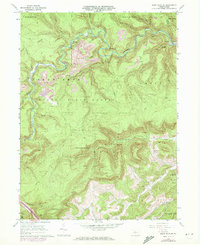 Snow Shoe SE 1960 topographic map thumbnail