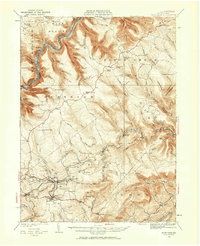 Snow Shoe 1928 topographic map thumbnail