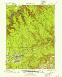 Snow Shoe 1928 topographic map thumbnail