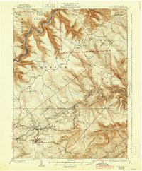 Snow Shoe 1931 topographic map thumbnail