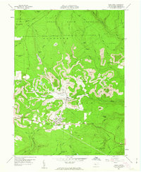Snow Shoe 1960 topographic map thumbnail