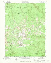Snow Shoe 1960 topographic map thumbnail
