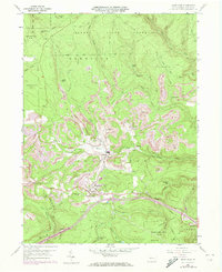 Snow Shoe 1960 topographic map thumbnail