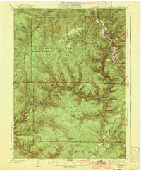Sheffield 1941 topographic map preview