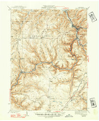 Sheffield 1941 topographic map preview
