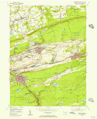 Shenandoah 1955 topographic map thumbnail