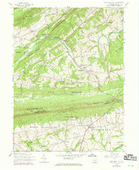 Shermans Dale 1952 topographic map thumbnail