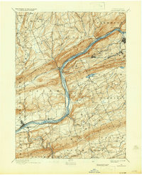 Shickshinny 1894 topographic map preview