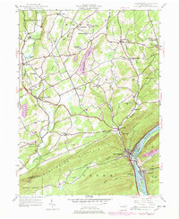 Shickshinny 1954 topographic map thumbnail