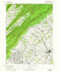 Shippensburg 1943 topographic map thumbnail
