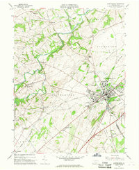 Shippensburg 1966 topographic map thumbnail