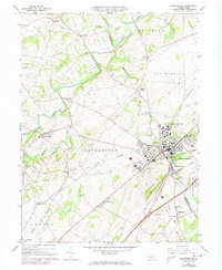 Shippensburg 1966 topographic map thumbnail