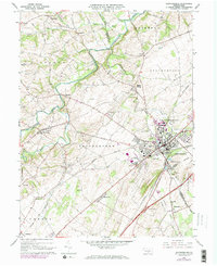 Shippensburg 1966 topographic map thumbnail