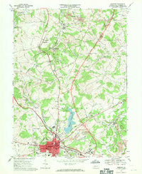 Somerset 1967 topographic map thumbnail