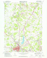 Somerset 1967 topographic map thumbnail