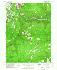 South Connellsville 1964 topographic map thumbnail