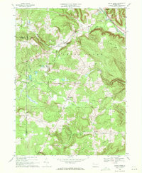 Spring Creek 1968 topographic map thumbnail