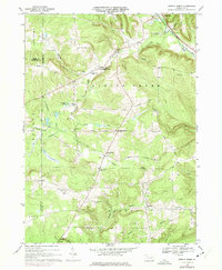 Spring Creek 1968 topographic map thumbnail
