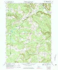 Spring Creek 1968 topographic map thumbnail