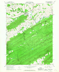 Spring Mills 1966 topographic map preview