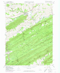 Spring Mills 1966 topographic map thumbnail