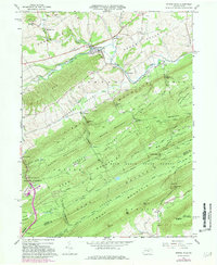 Spring Mills 1966 topographic map thumbnail